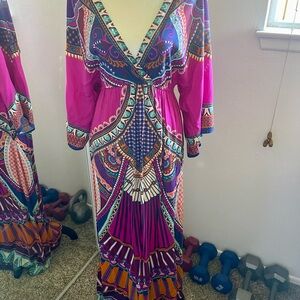 Flying Tomato Vibrant Color Maxi Dress